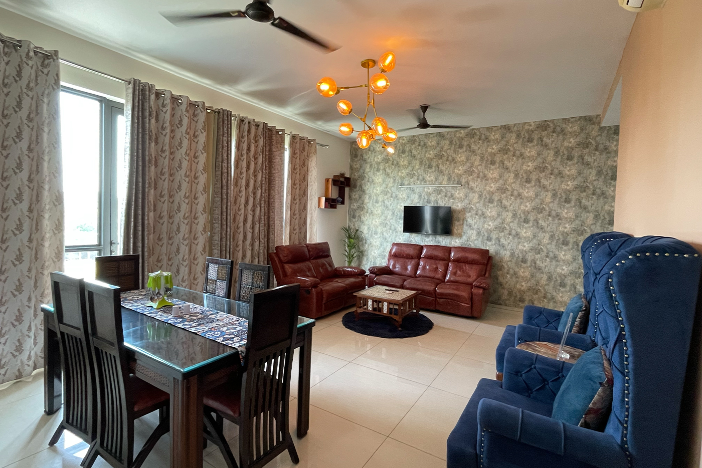 FlxHome LUXE – 2BHK Apartment @ Ireo Skyon, Sec 60, Golf Course Extension Road